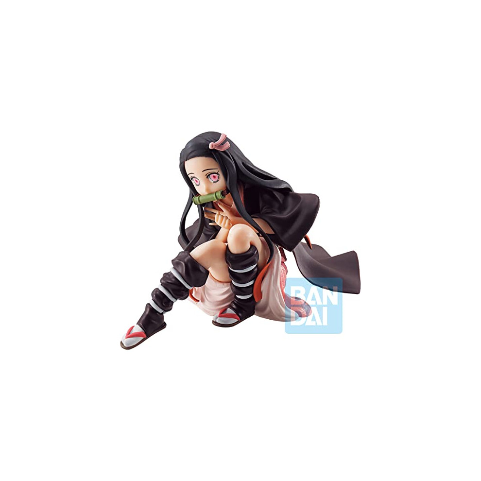 BANPRESTO BP60201 Ichibansho Figurine Nezuko Kamado Demon Slayer 10 cm, Multi-Coloured