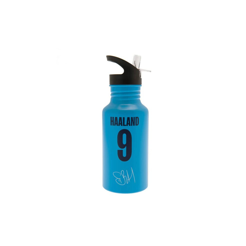 Manchester City FC Aluminium Drinks Bottle Haaland Official Merchandise