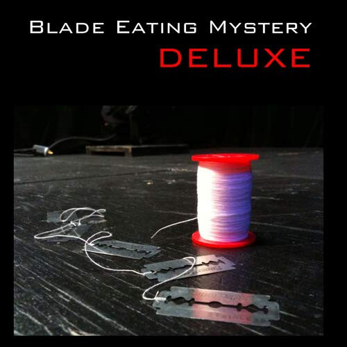 Magician's Blade Eating Mystery Gimmick Sharp Razor Swallowing Classic Magic Trick