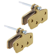 2 Pairs Sintered Brake Pads Compatible with Avid Code R Metal Replacement Brake Pads Disc Brakes Repair Kit For Mountain Bike 40x26mm,Gold