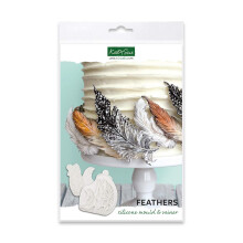 Feathers Silicone Mould and Veiner For Cake Decorating & Crafts