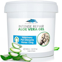 100% Natural Aloe Vera Gel Aloe Vera for Dogs, Cats & Horses Insect bitten Moisturiser Dry Skin Cut & Wounds Cooling effect Promotes Healthy Skin
