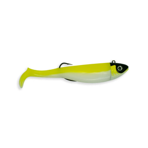Bass Exciter Weedless Soft Bodied Lure - 9cm, 20gm, with Sharp Thrust Hook, Available, Freshwater or Saltwater, Fishing Gifts for Men. (2pcs/Pack)