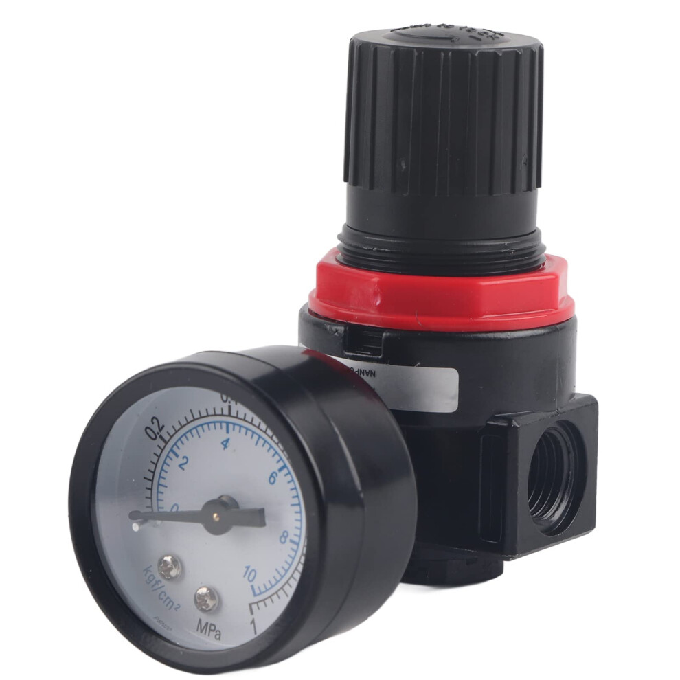 Hilitand G1/4" Air Control Compressor Pressure Gauge Regulator Relief Valve With Gauge Ar2000