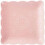 Elegant Square Embossed Lace Plate, Ceramic Serving Plate for Breakfast Afternoon Tea (Pink, 8-inch) 1