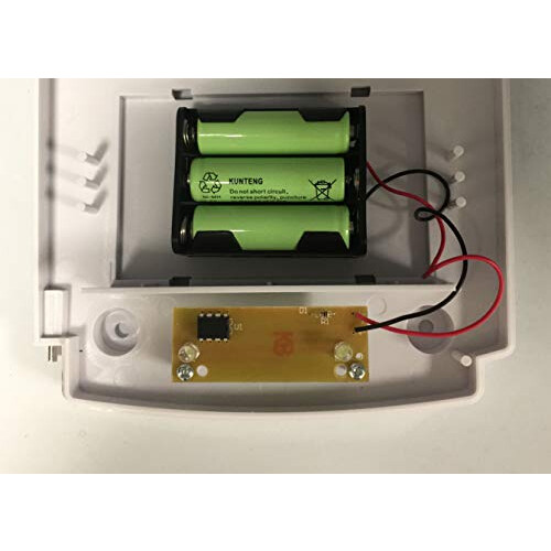 Blue Flasher LED PCB with Battery Box for Dummy Alarm Siren Security Bell Flash Box (Blue) 1