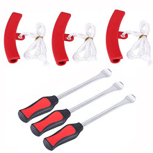 11.4inch Tire Spoons Motorcycle Tire Changing Tools Bike Tire Iron Levers Repair Kit with 3 Pcs Rim Protectors