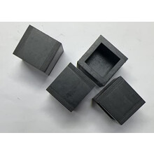 Furniture Rubber Cup for 3/4" 18 19 20mm Square OD Tubing Cover Plug, Tube Post End Cap, Chair Leg Pad (Pack of 4)