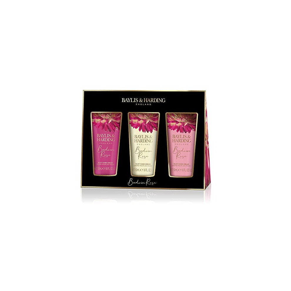 Boudoire Rose Luxury Hand Treats Gift Set (Pack of 1) - Vegan Friendly