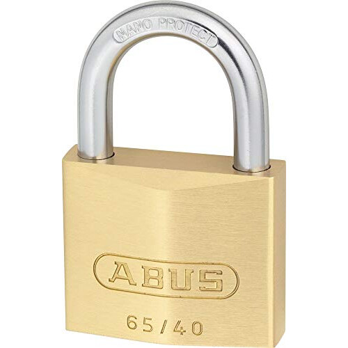 Abus 65/40 Brass Padlock 40 mm Pack of 3 32129 1