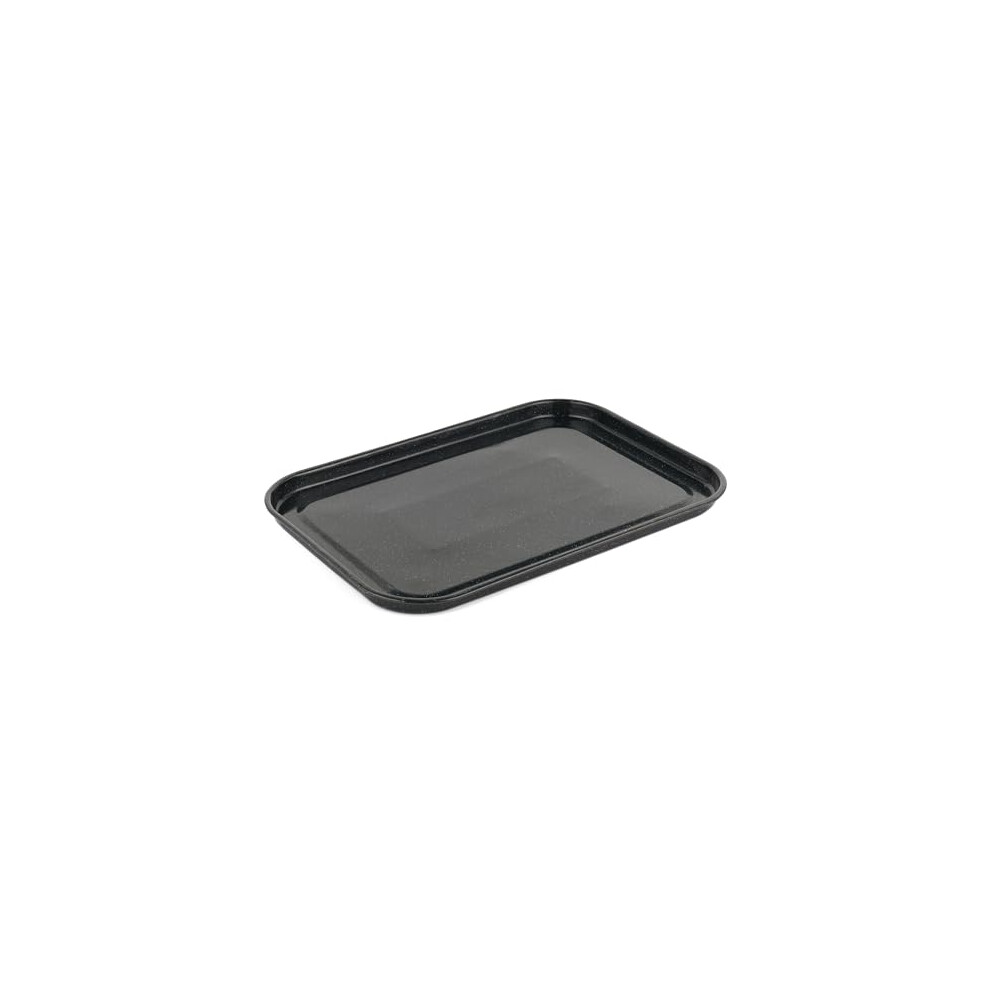 BW12813EU7 Baking Tray – 40 cm Vitreous Enamel Coated Steel Flat Oven Pan, Large Cookie Sheet, Bakeware for Baking/Roasting, PFAS-Free, Easy Clean,
