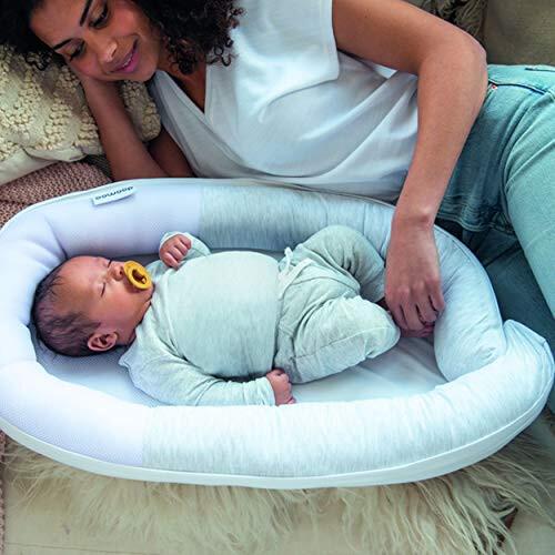 Babymoov Doomoo Cocoon Spare Cover – white organic cotton 1