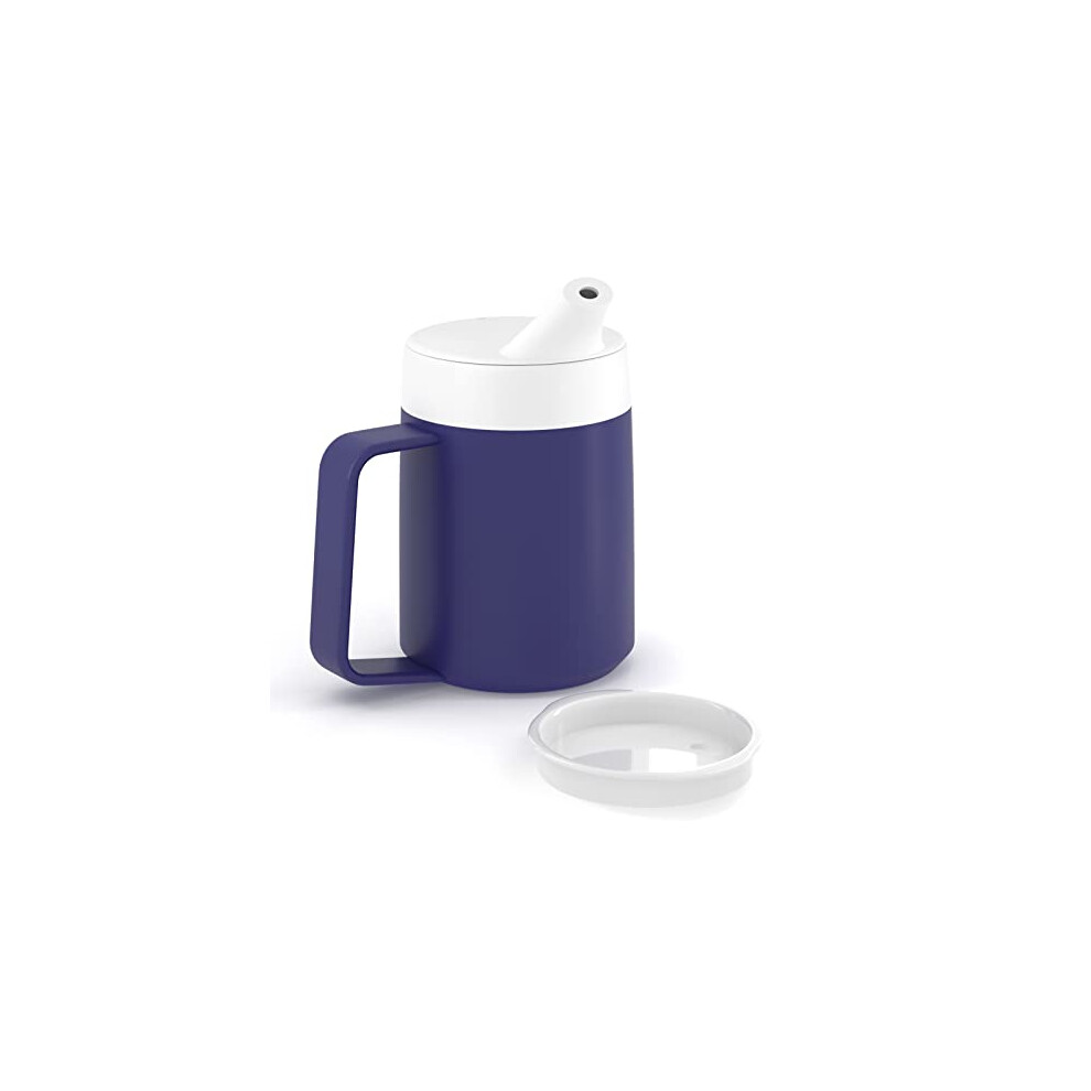 Jfa Supplies 1 Handle 165Ml Blue Adult Drinking Mug/Drinking Cup/Sippy Cup/Non Spill Cup
