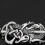 Celtic Hair Clips Dragon Design Viking Jewelry Hair Clip Alloy Irish Hair Pin with Stick for Woman men 7