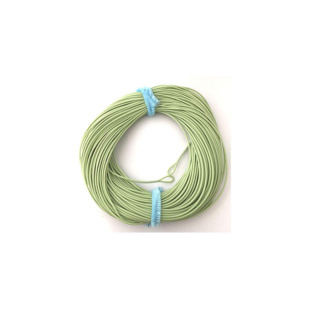 Fly Fishing Line Stealth Green with 2 welded loops Floating WF7/8 100ft-image-OPC-PDWGYTF-NEW