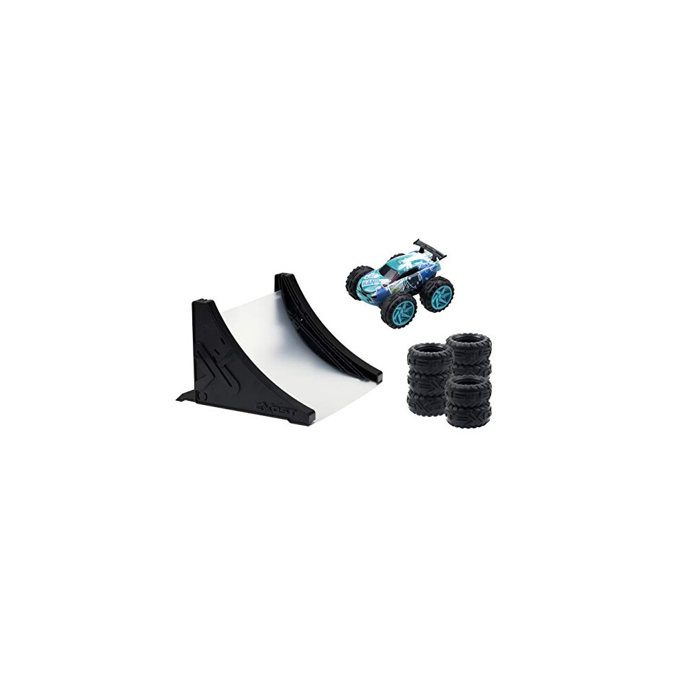 20620 Jump/Shox Stunt Pack, Silverlit, Friction Powered, Racing Car Toy for Boys & Girls, Black-image-OPC-PDWGZ6Y-NEW