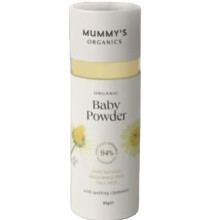 Organic Baby Powder- Talc Free Powder, Chamomile Flowers, Calming, Gentle and Natural for Babys Skin, 85g