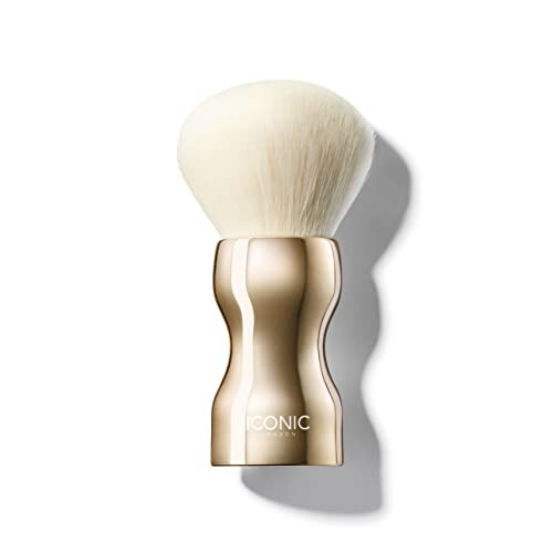 ICONIC LONDON Pennello Tan e Buff | Pennello per trucco viso e corpo, sfumare e miscelare