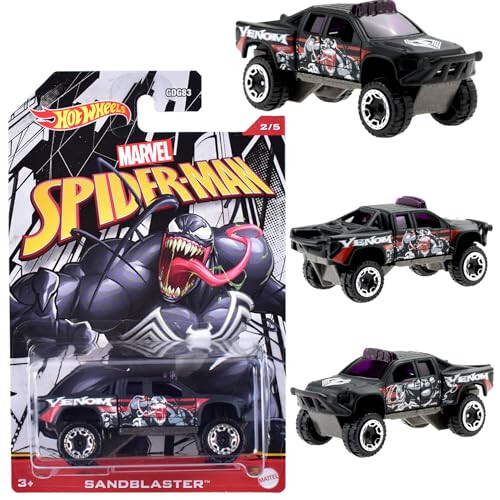 Hot Wheels Hot Wheels Marvel Spider-Man (2/5 Venom Sandblaster) 1