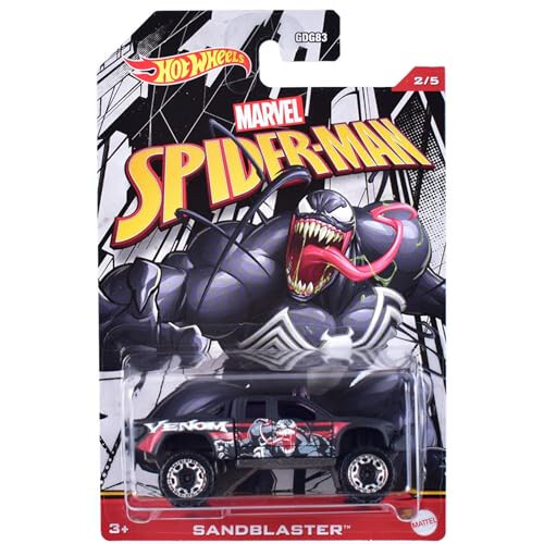 Hot Wheels Hot Wheels Marvel Spider-Man (2/5 Venom Sandblaster)