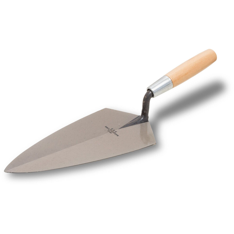 1910 10-inch Philadelphia Brick Trowel - Wooden Handle
