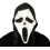 Scream ghostface mask in latex with hood 1