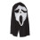Scream ghostface mask in latex with hood 2