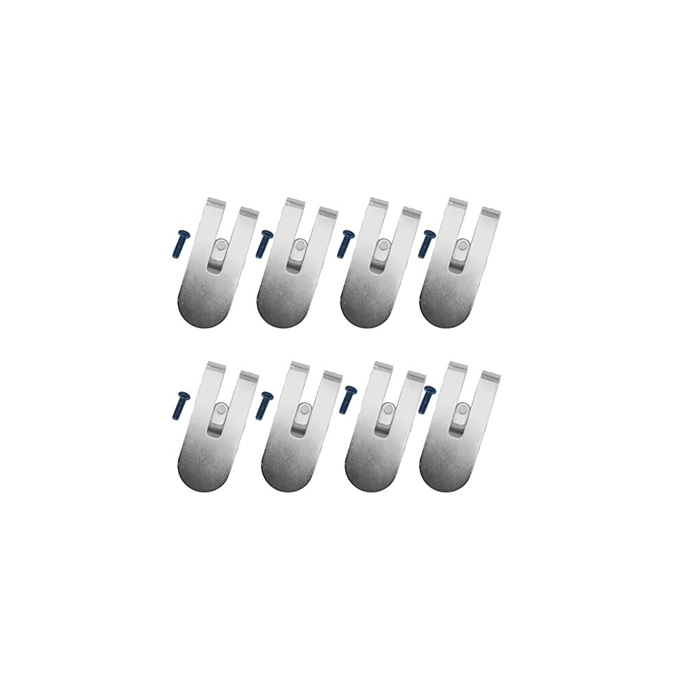 8Pcs N435687 Belt Hook Clip With Glue Dispensing Anti Loosening Screw For Dewalt Dcf620 Dcf620b Dcf622 Drywall Screwgun 6018924823050