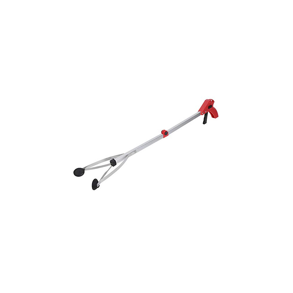 Luqeeg 31.5In Reacher Grabber Tool, Trash Picker Upper Grabber, Aluminum Alloy Foldable Gripper And Reaching Tool With Rotating Jaw, Trash Pick Up Grab Tool,