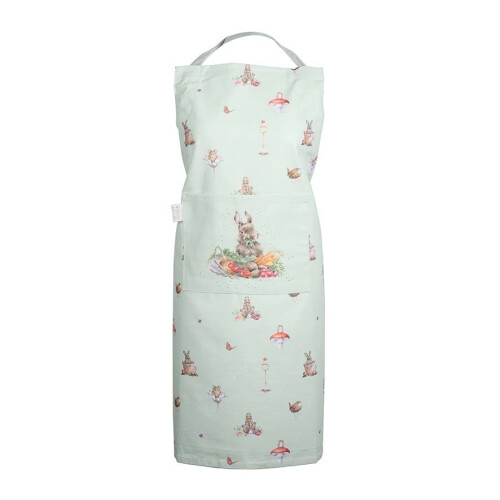 Wrendale Wrendale Designs Rabbit Garden Friends Apron White