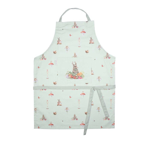 Wrendale Wrendale Designs Rabbit Garden Friends Apron White 1