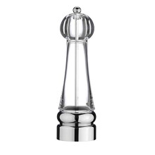 Stainless Steel & Acrylic Single High Pepper Mill, 22cm
