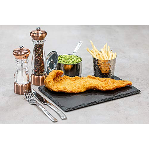 Grunwerg Stainless Steel & Acrylic Single High Pepper Mill, 22cm 2