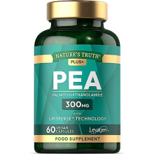 Palmitoylethanolamide Pea 300mg | Levagen Plus Pea | High Strength | 60 Vegan Capsules | by Nature's Truth