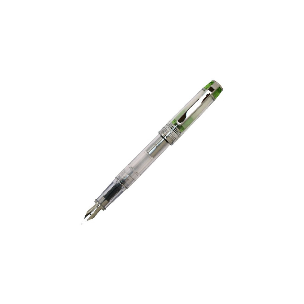 Prera Iro-Ai Fine-Nib Transparent Green Body Fountain Pen (FPRN-350R-TLGF)