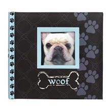 Malden International Designs Woof Photo Album 80-4x6 Blue