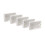 Axiom Surface Mounted Back Box 25mm Wall Pattress Double 2 Gang Electrical Socket, White (10) 1