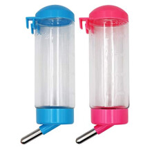 2 PCS Guinea Pig Water Bottle Hanging Water Bottle Without Dripping Pet Waterer,for Rabbit Cat Hamster,Ship by Random Color