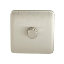 Lisse Screwless Deco GGBL6012LMSSS LED universal dimmer 1 gang 2 way 100W