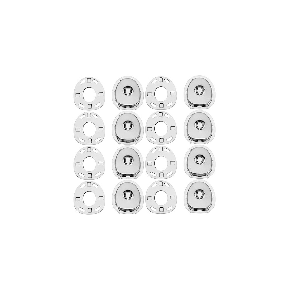 12 Sets Socket Plate Compatible With Lift The Dot Snap Fastener Accessories For Tent Buckle Luggage Handbag Boat Marine Cover Fastening 22.5X20 Mm 6976018398276