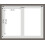 Handmade Grey Picture Frame With Double Aperture Mount - For 2 A4 Images 2