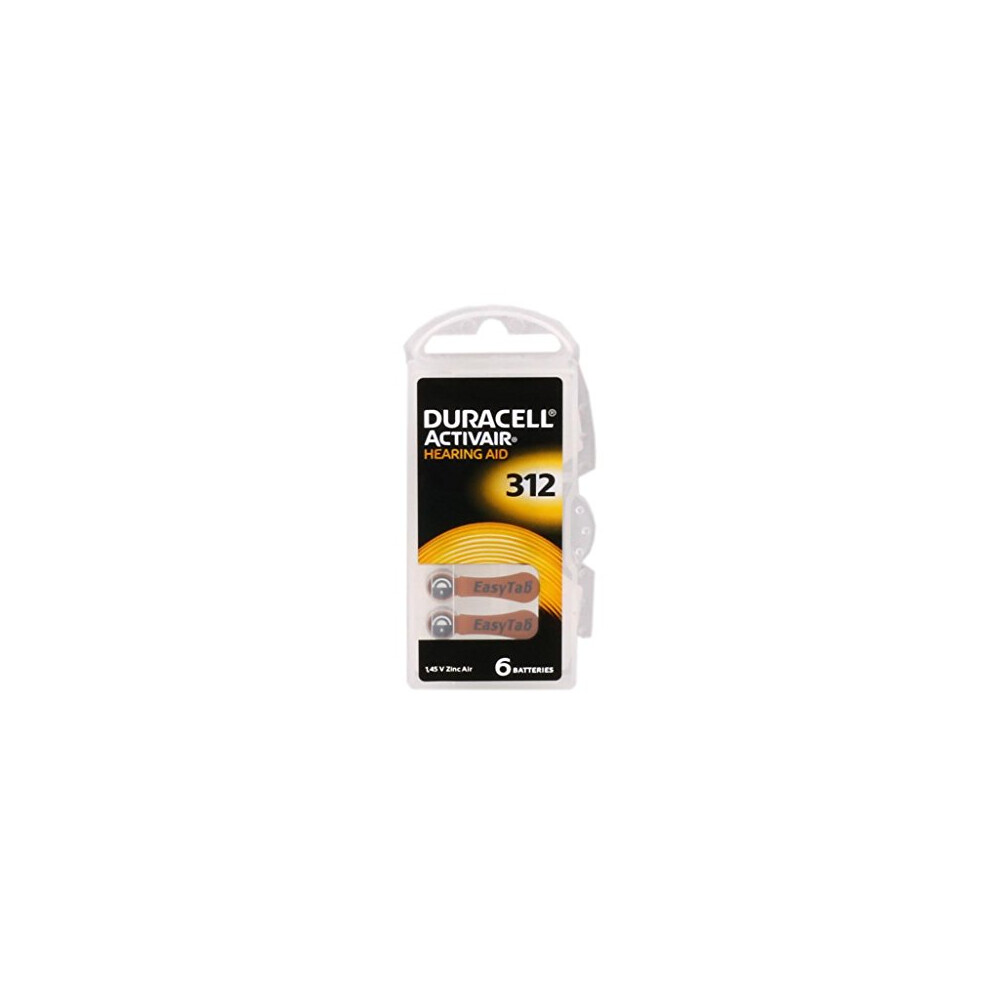 Blister Pack of 20 Blister Packs of 6 Active Easytab DA 312 Hearing Aid Batteries