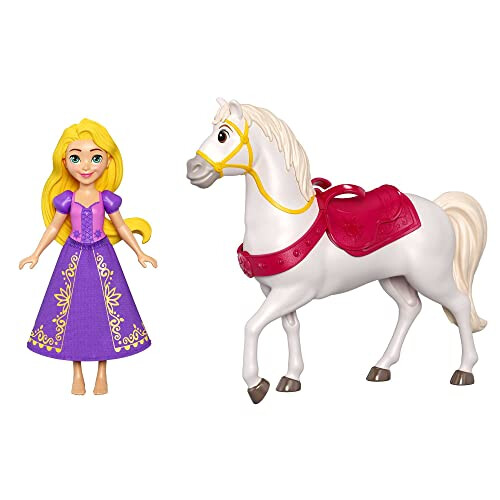 Petite Poupée Disney Princesse Raiponce Et Cheval 1