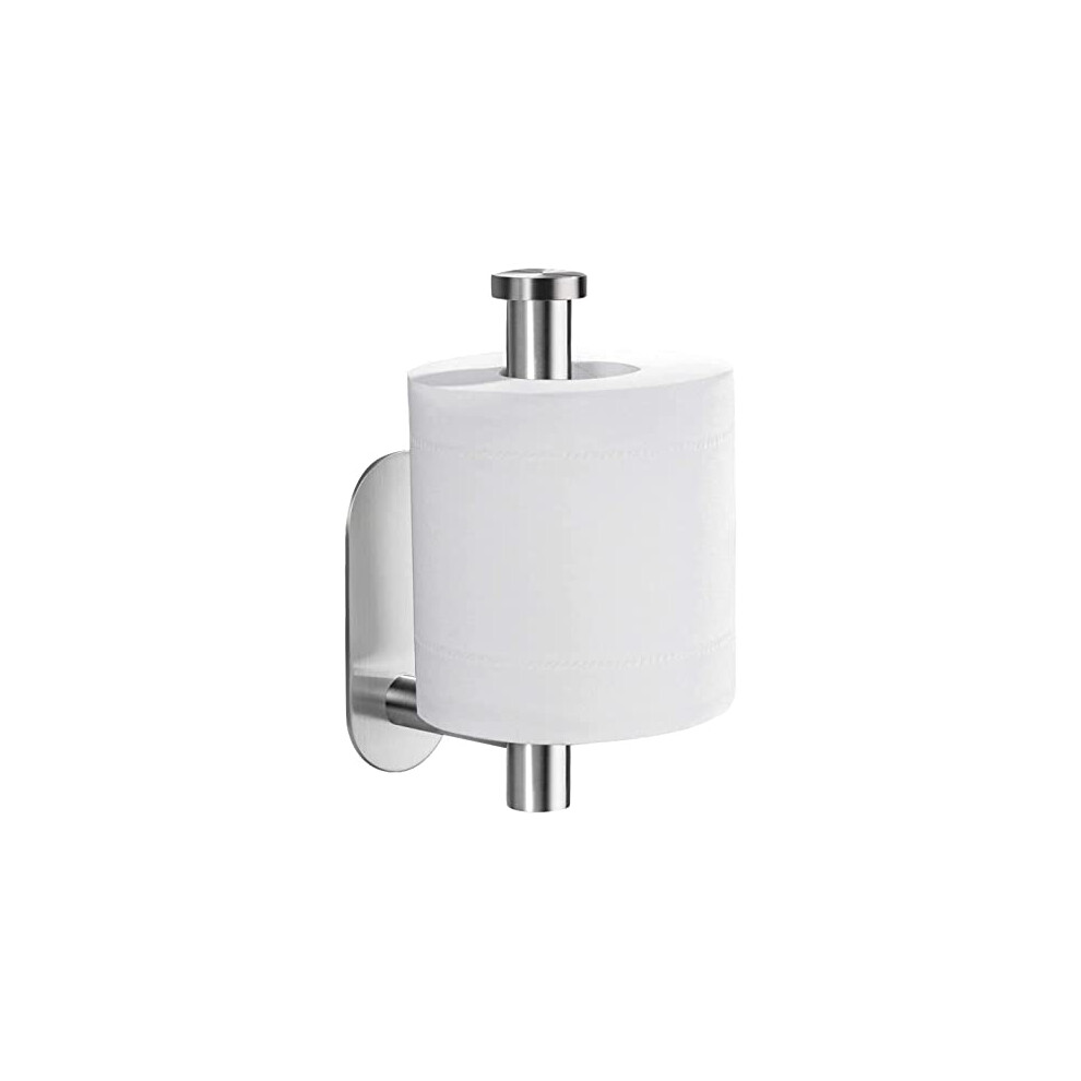 Toilet Paper Holder, Self Adhesive 3M Toilet Roll Holder, no Drilling Sticky Waterproof Rustproof Toilet Tissue Dispenser for Bathroom and Washroom,