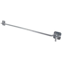 IRONTITE Extra Long Cabin Hook 450mm (18"), Gate Hook and Eye Latch Lock, Heavy Duty Door Hook and Eye Latch Known As Cabin Hooks for Doors. Ideally