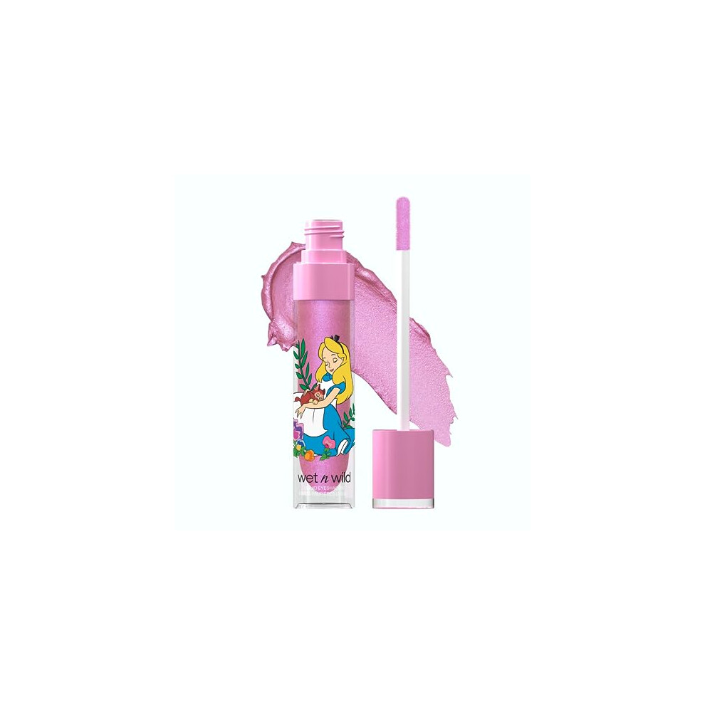 Alice in Wonderland Liquid Eyeshadow, Richly-Pigmented Liquid Eyeshadow Infused with Multi-Dimensional Pearls, Dries Quickly for Intense Shimmer,