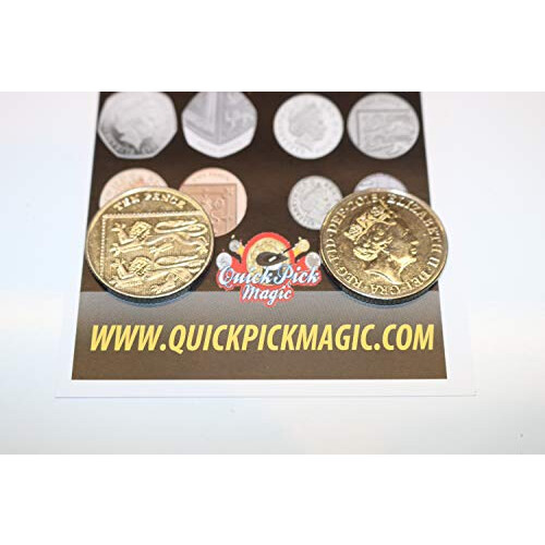 Double Sided Coin Pair - Heads on Both Sides + Tails on Both Sides 10p Version