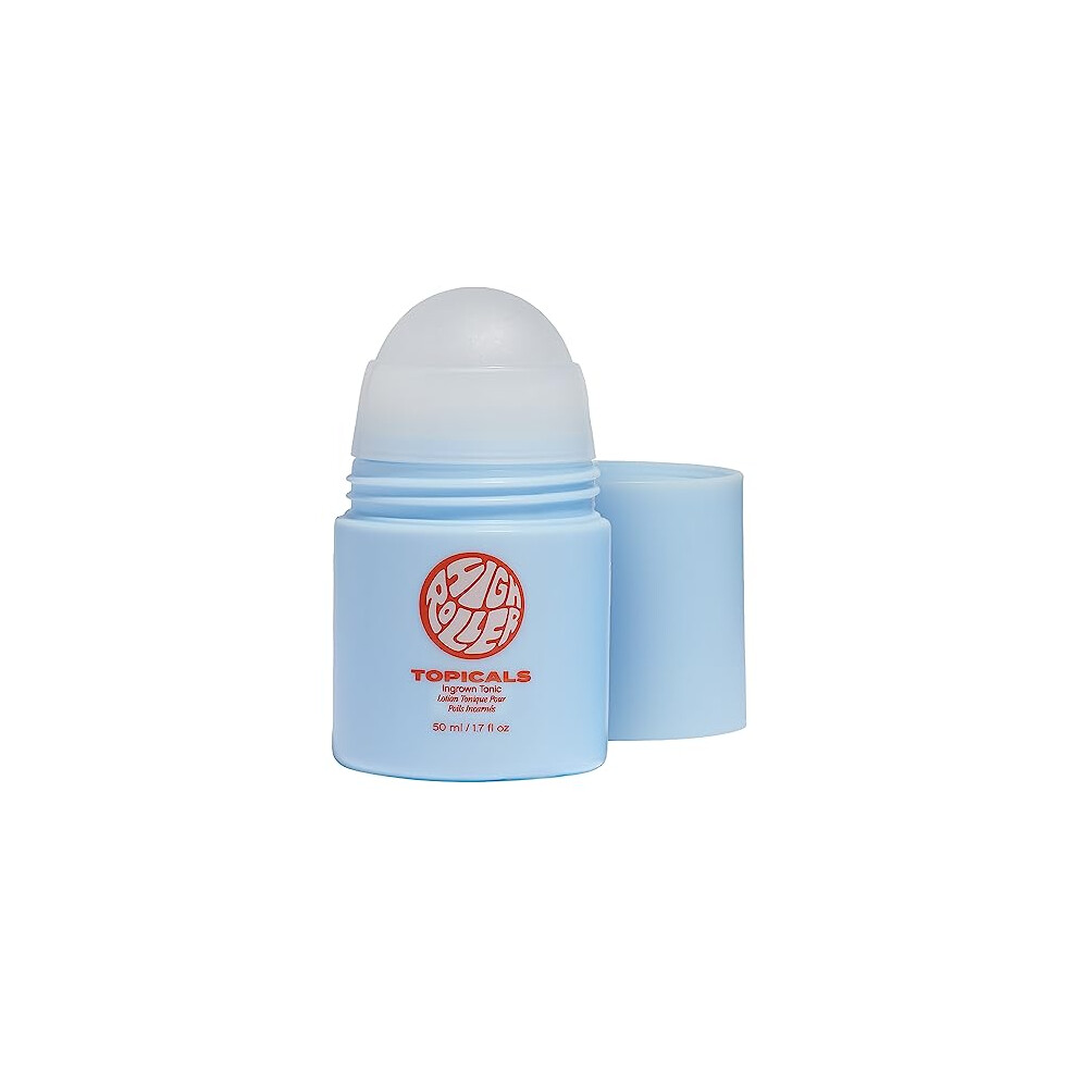 Topicals High Roller Ingrown Hair Tonic With Salicylic Acid, Ahas And Bhas - Daily Treatment For Razor Bumps, Irritation And Ingrown Hairs - Suitable For Face