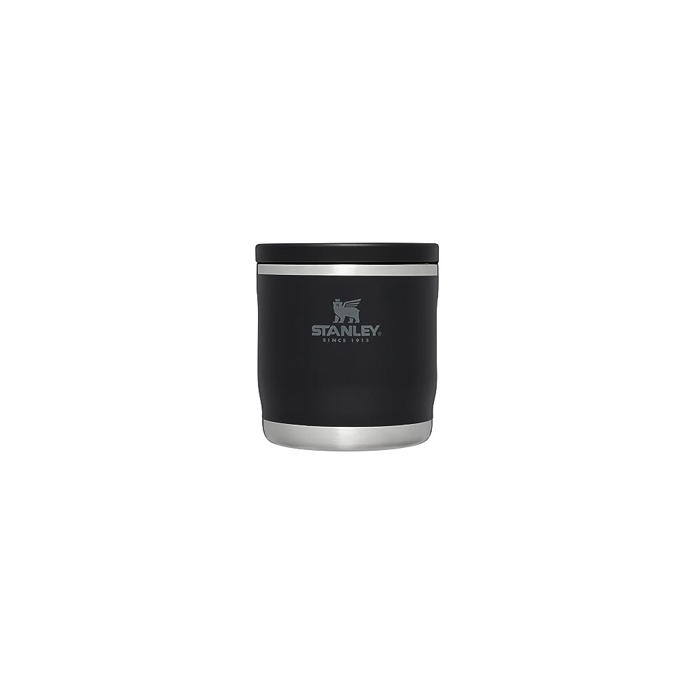 Stanley Adventure To-Go Food Jar 0.35L - Black - 4 Hours Hot - 4 Hours Cold -Leakproof - Easy Clean Wide Opening - Dishwasher Safe - Bpa-Free