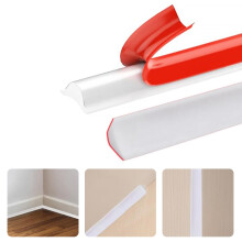 Quadrant Trim,3M Flexible Moulding Wall Corner Trim Self Adhesive, Plastic Wall Corner Edging Strip for Cabinet Countertop Ceiling Floor,Skirting
